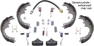 Disc Brake Pad and Rotor / Drum Brake Shoe and Drum Kit - RBOKMUS672 - 1967-69 Ford Mustang Rear Brake Rebuild Kit (250ci, 289ci, 302ci) - Kanter Auto