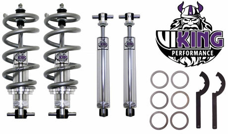 Suspension Shock Absorber Set - VTW295-500S - VikingÂ® Warrior Front Coil-Over/Rear Shocks 74-78 Ford Mustang II (small block)
