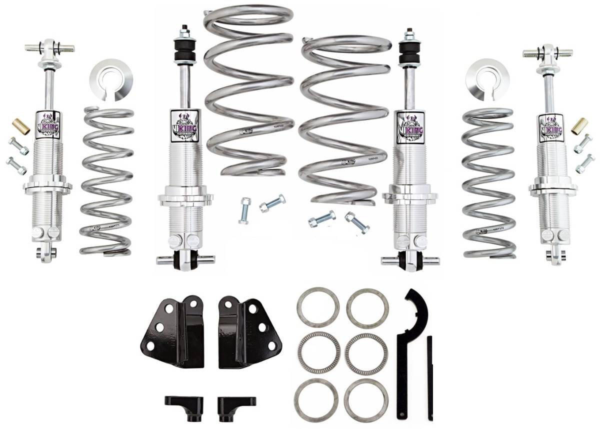 Coilover Set - SVCA324-450S - VikingÂ® Voyager Front & Rear Coil-Over Shocks - 4 Pack 1968-72 GM A Body (SB) - Kanter Auto