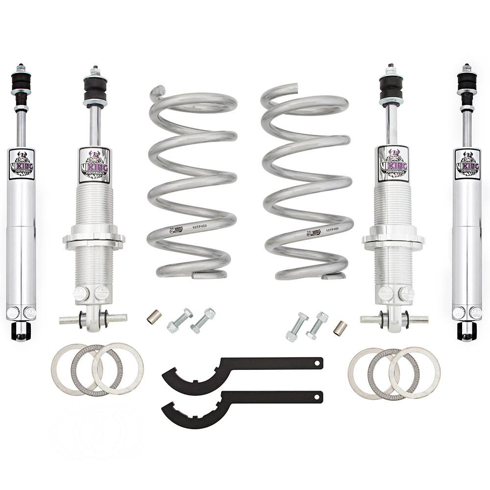 Suspension Shock Absorber Set - VTW304-550T - Viking Voyager Front Coil-Over/Rear Shocks 1968-74 GM X Body (big block)